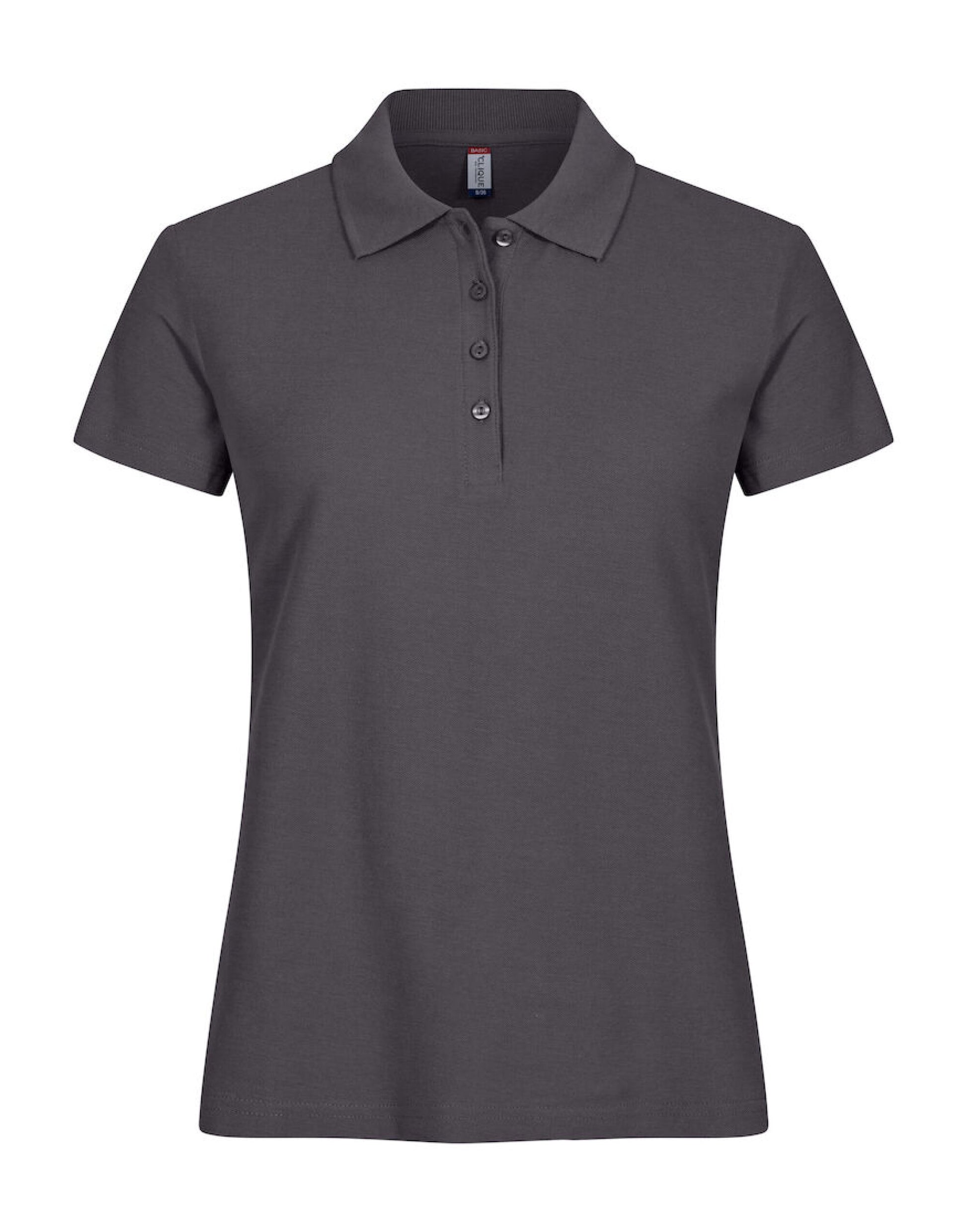 Ladies Basic Polo - Metal Grey