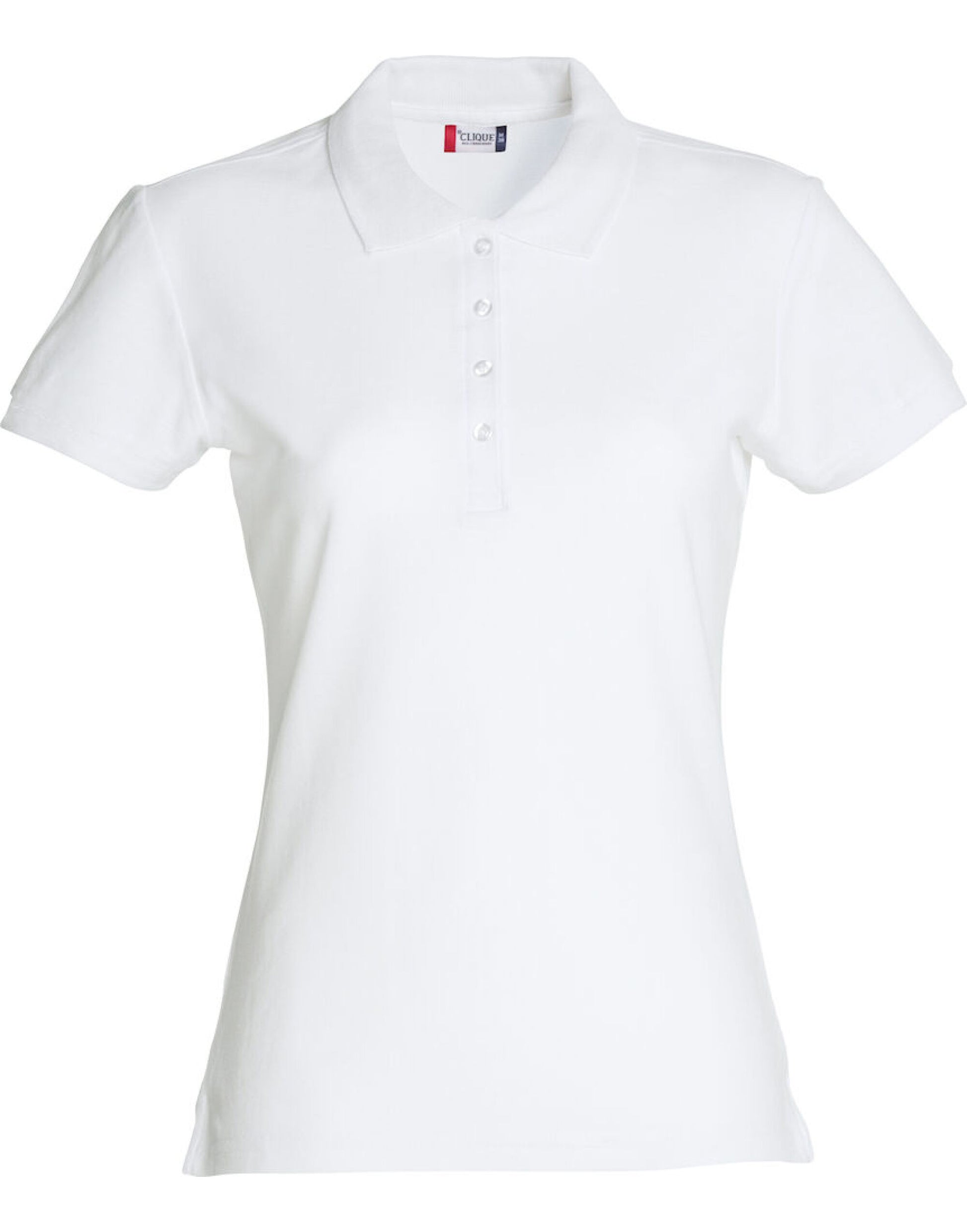 Ladies Basic Polo - White