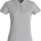 Ladies Basic Polo - Grey Melange
