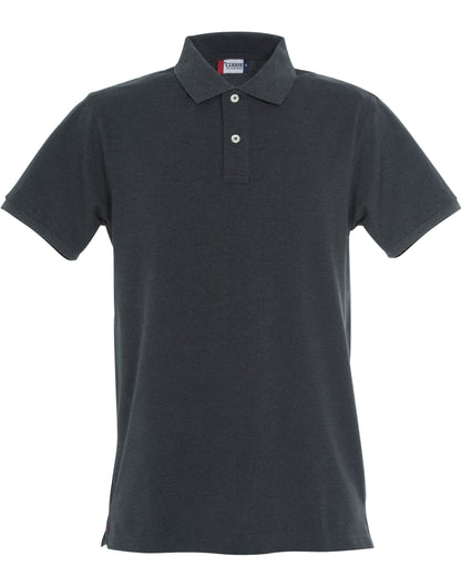 Stretch Premium Polo - Anthracite Melange
