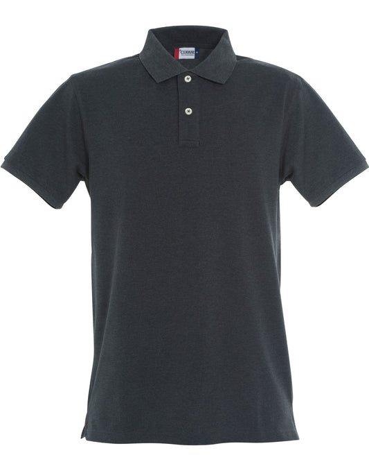 Stretch Premium Polo - Anthracite Melange