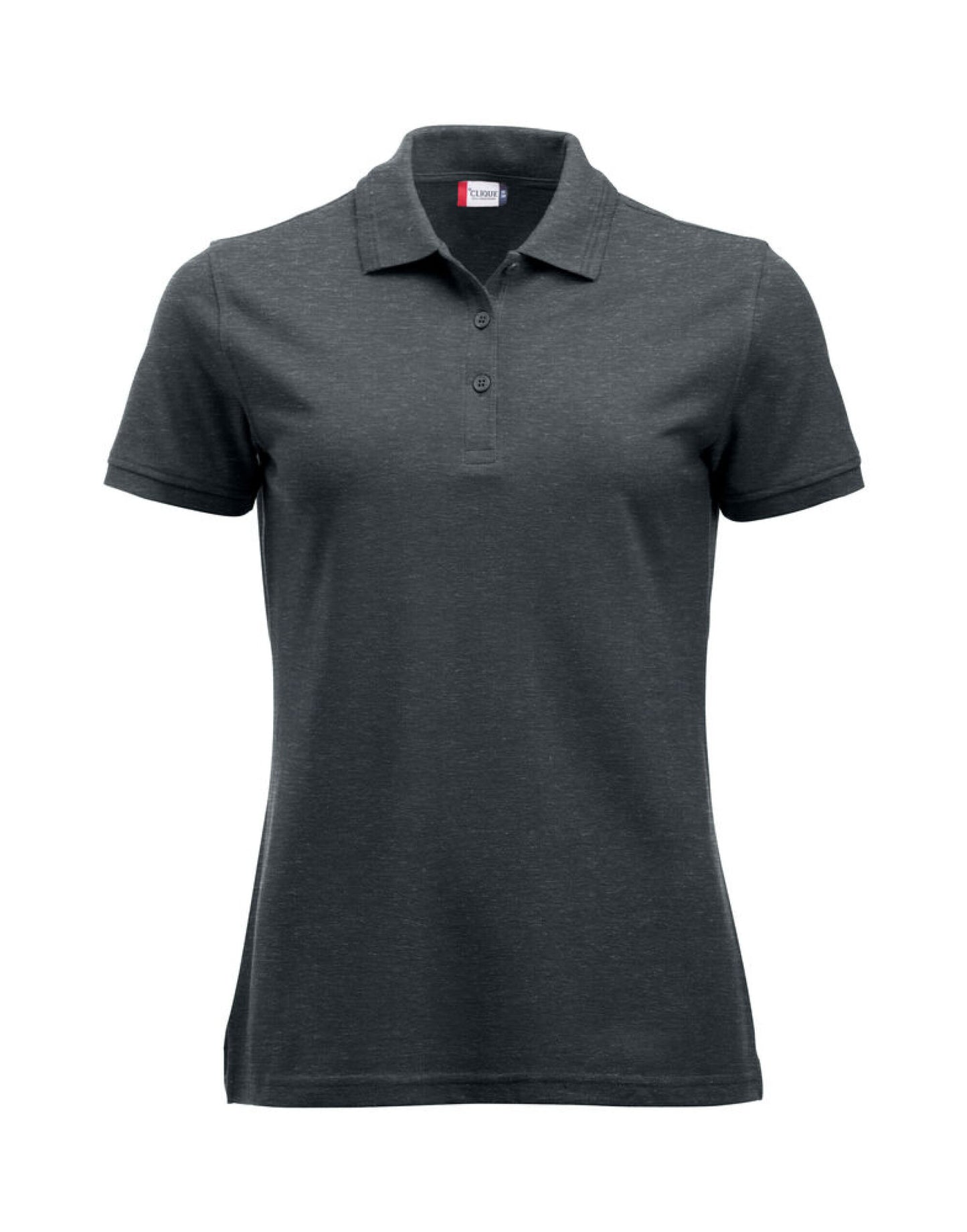Ladies Manhattan Polo - Anthracite Melange