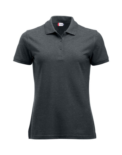 Ladies Manhattan Polo - Anthracite Melange