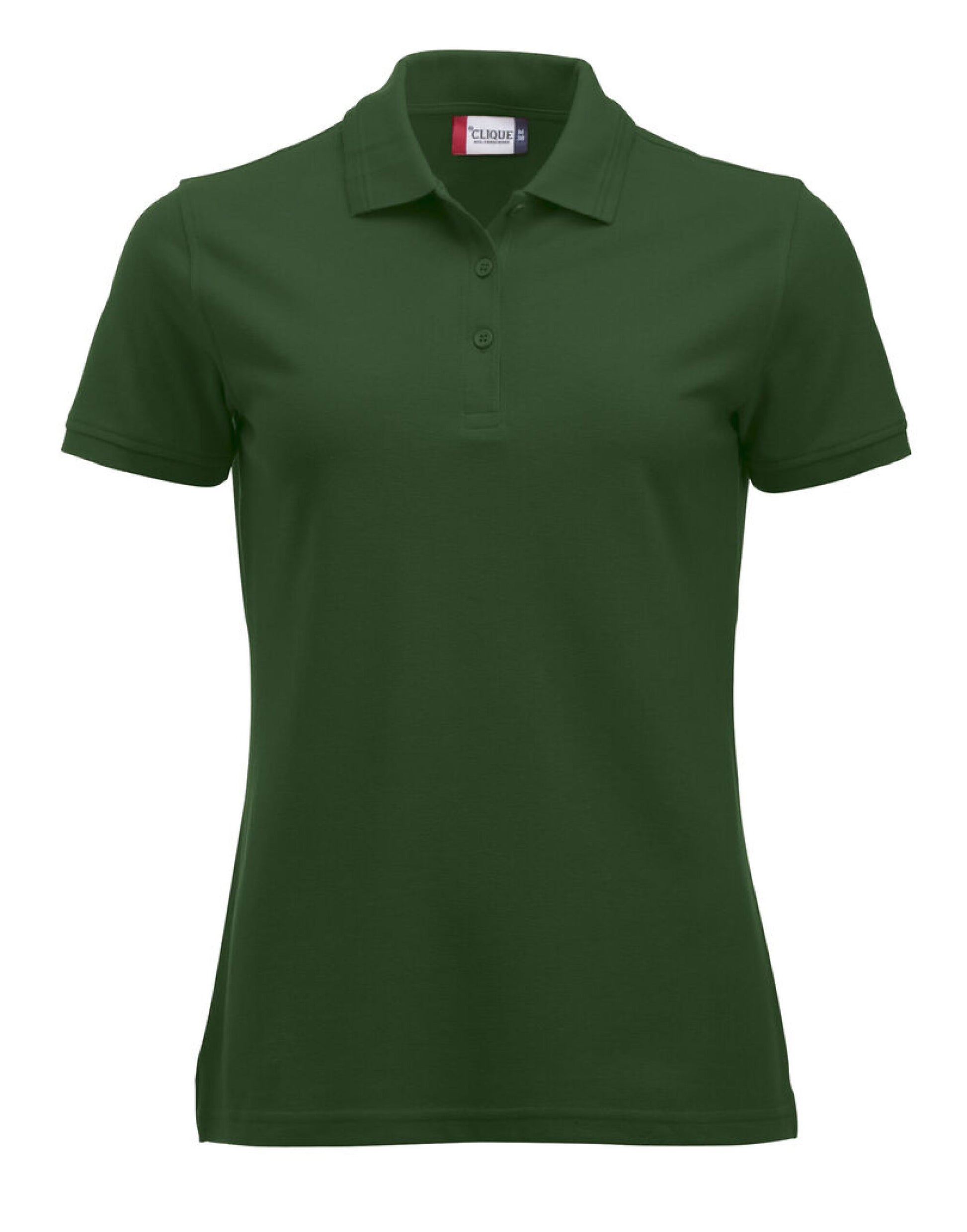 Ladies Manhattan Polo - Bottle Green