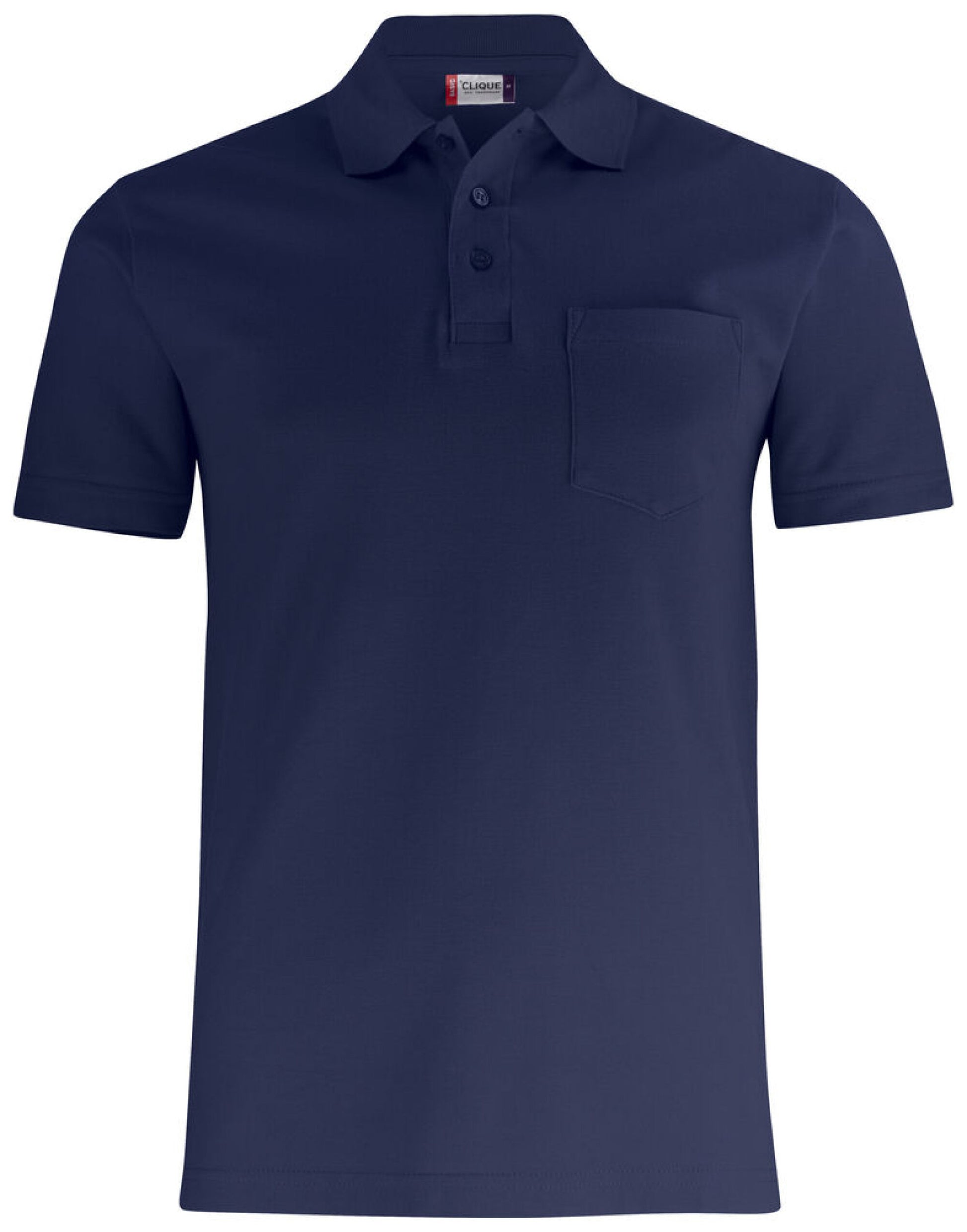 Basic Polo With Pocket - Dark Navy