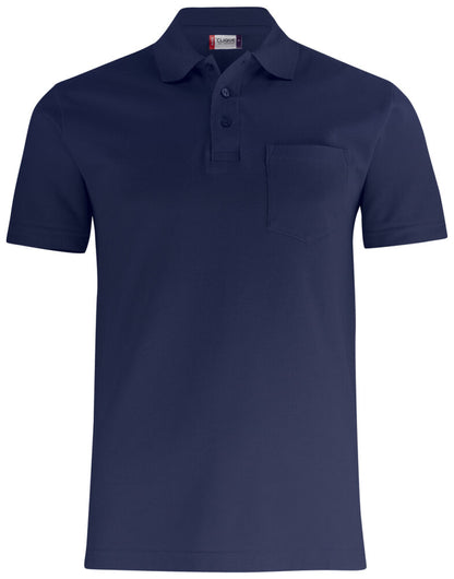 Basic Polo With Pocket - Dark Navy