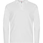 Stretch Premium Polo L/S - White
