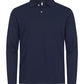 Stretch Premium Polo L/S - Dark Navy