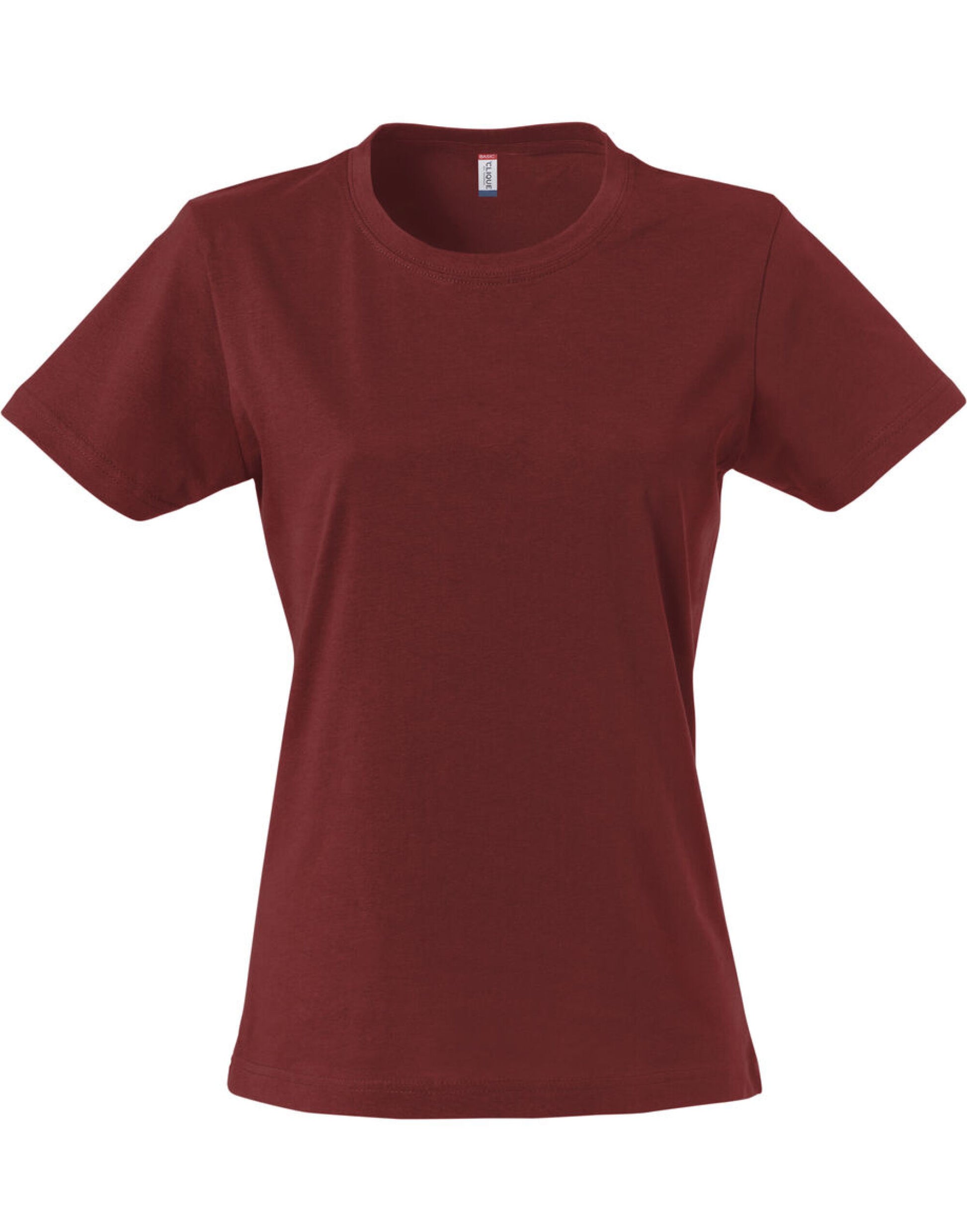 Ladies Basic T - Burgundy