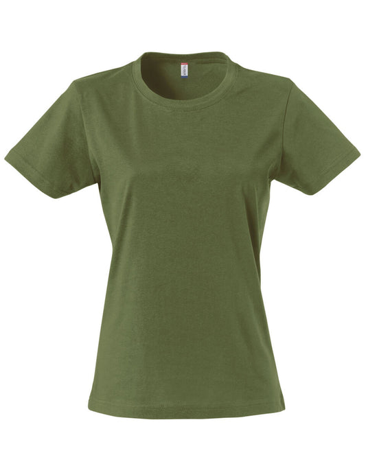 Ladies Basic T - Army Green