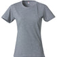 Ladies Basic T - Grey Melange