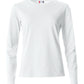 Ladies L/S Basic-T - White