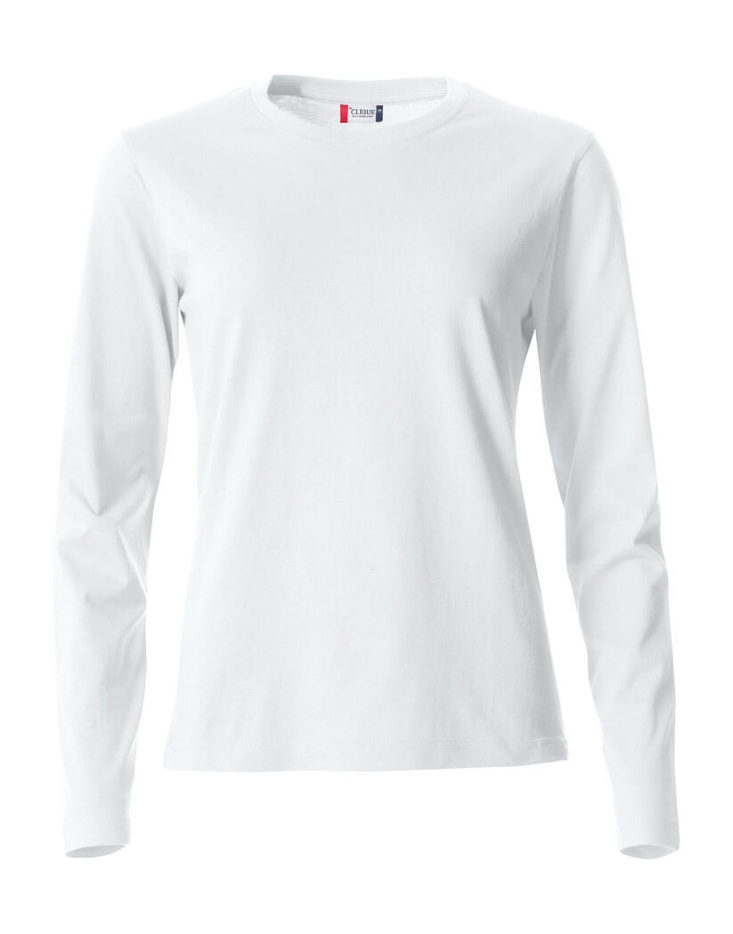 Ladies L/S Basic-T - White