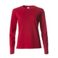 Ladies L/S Basic-T - Red