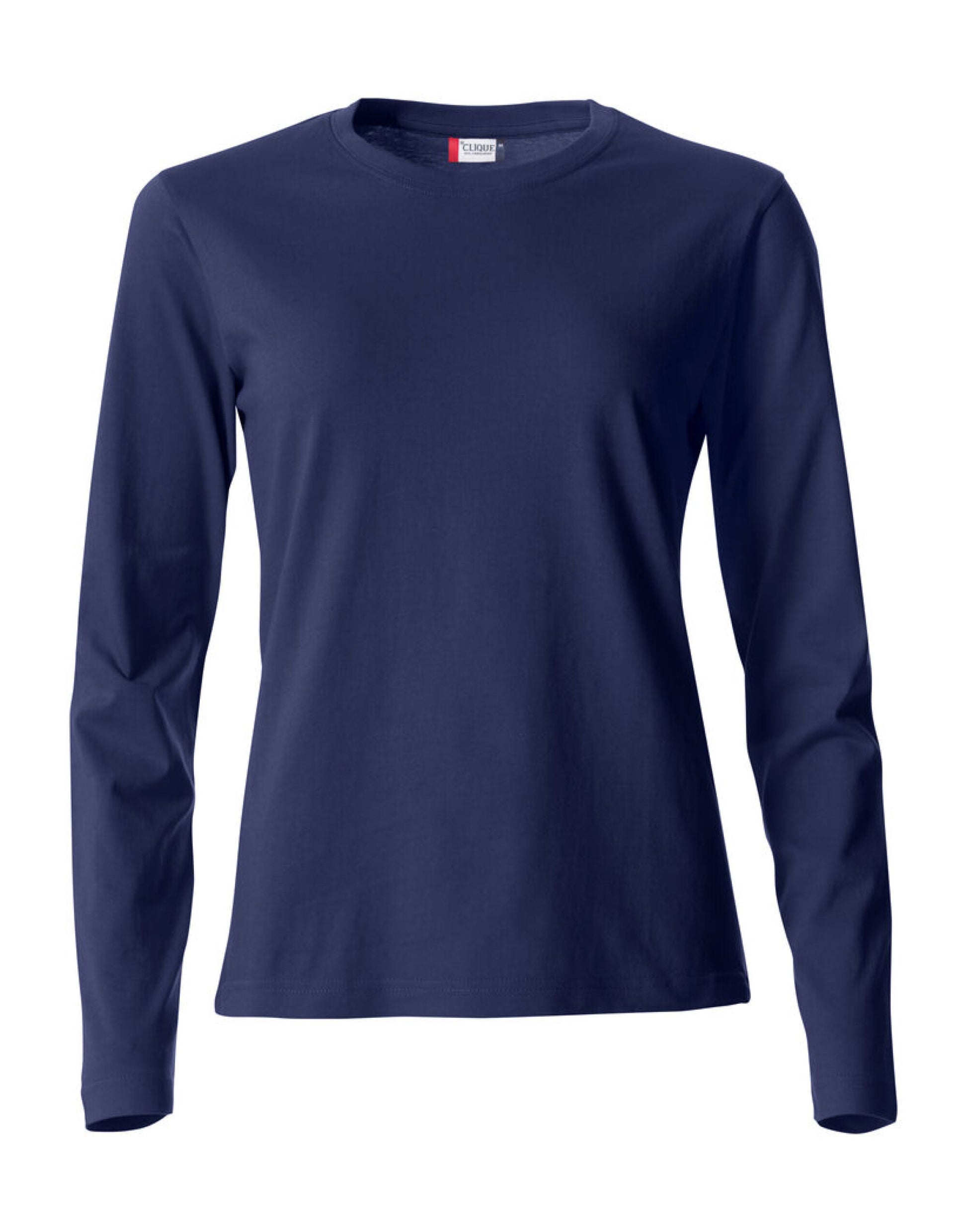 Ladies L/S Basic-T - Dark Navy