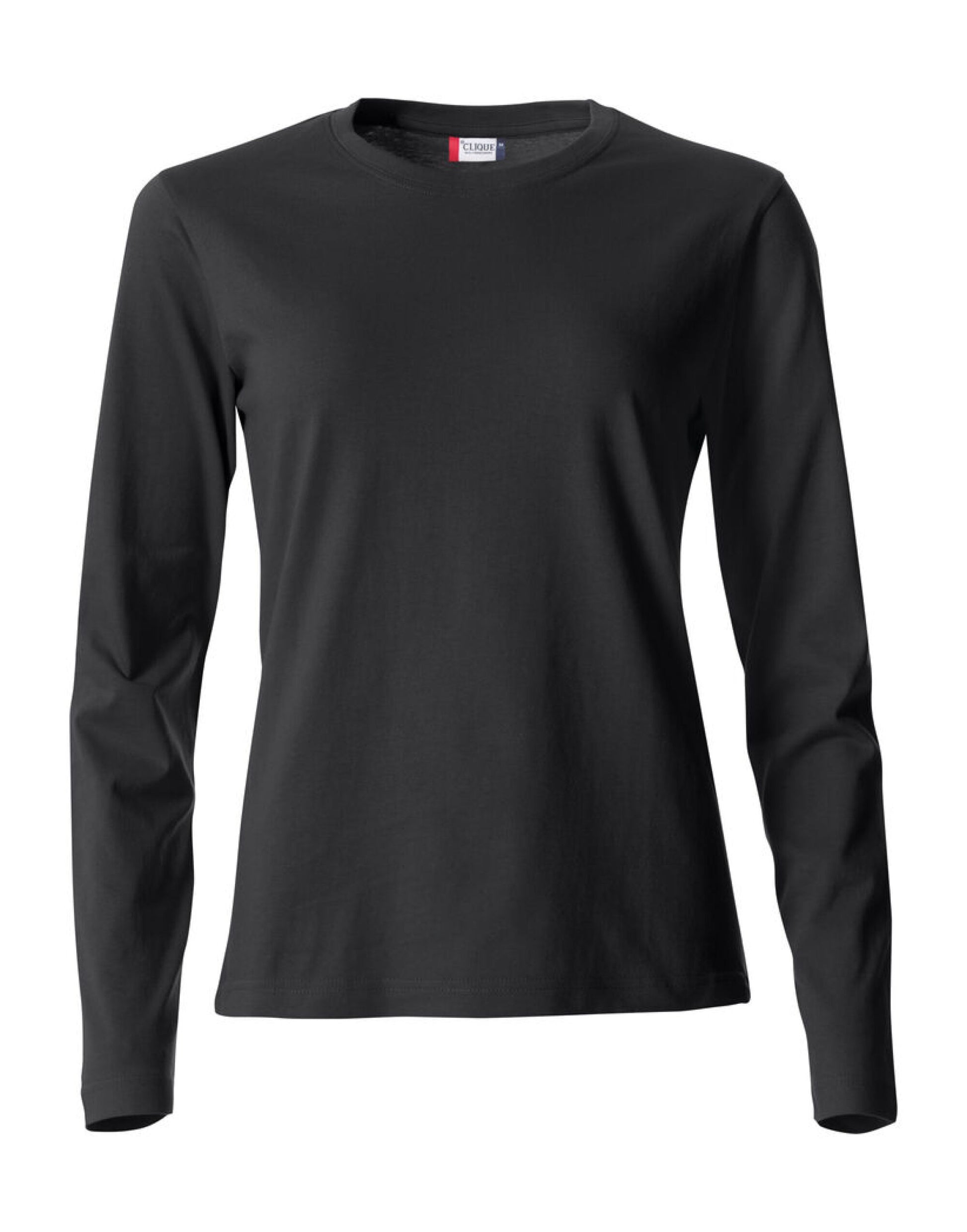Ladies L/S Basic-T - Black