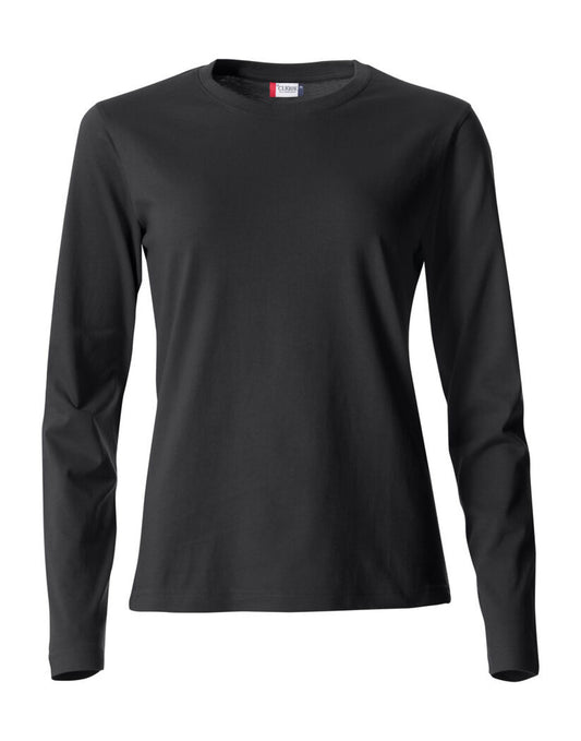Ladies L/S Basic-T - Black