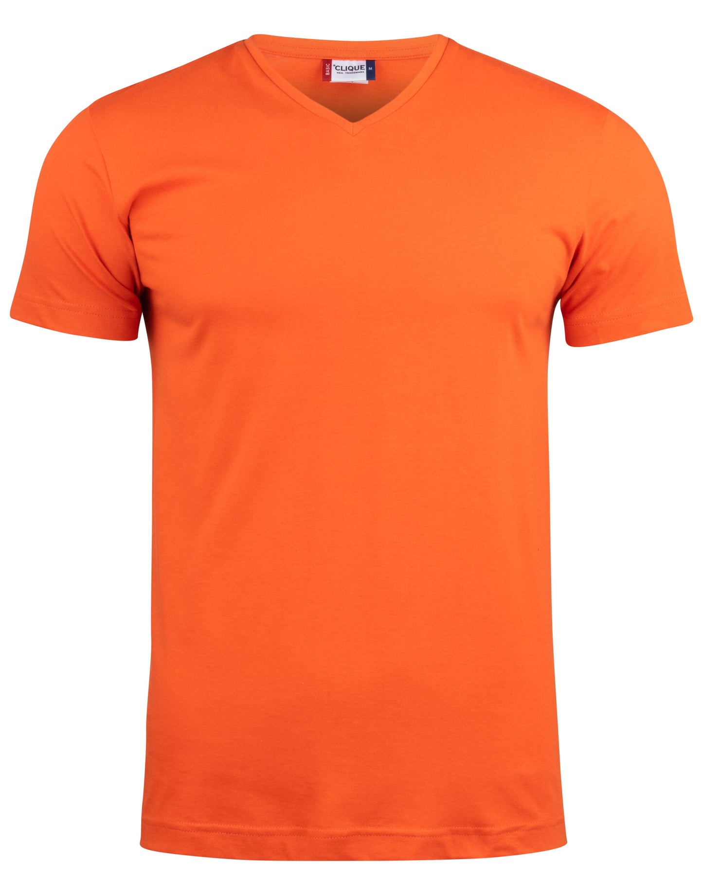 Basic-T V-neck - Blood Orange