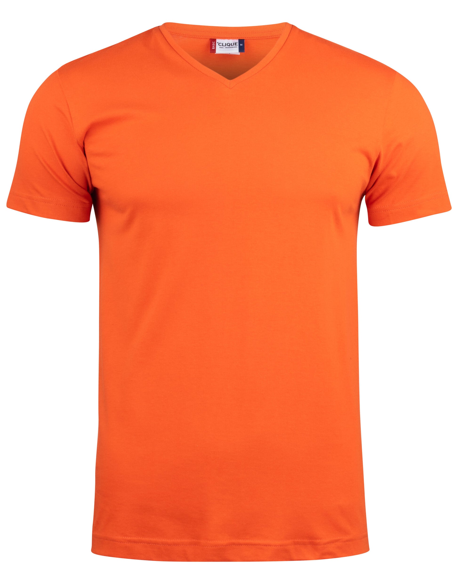 Basic-T V-neck - Blood Orange