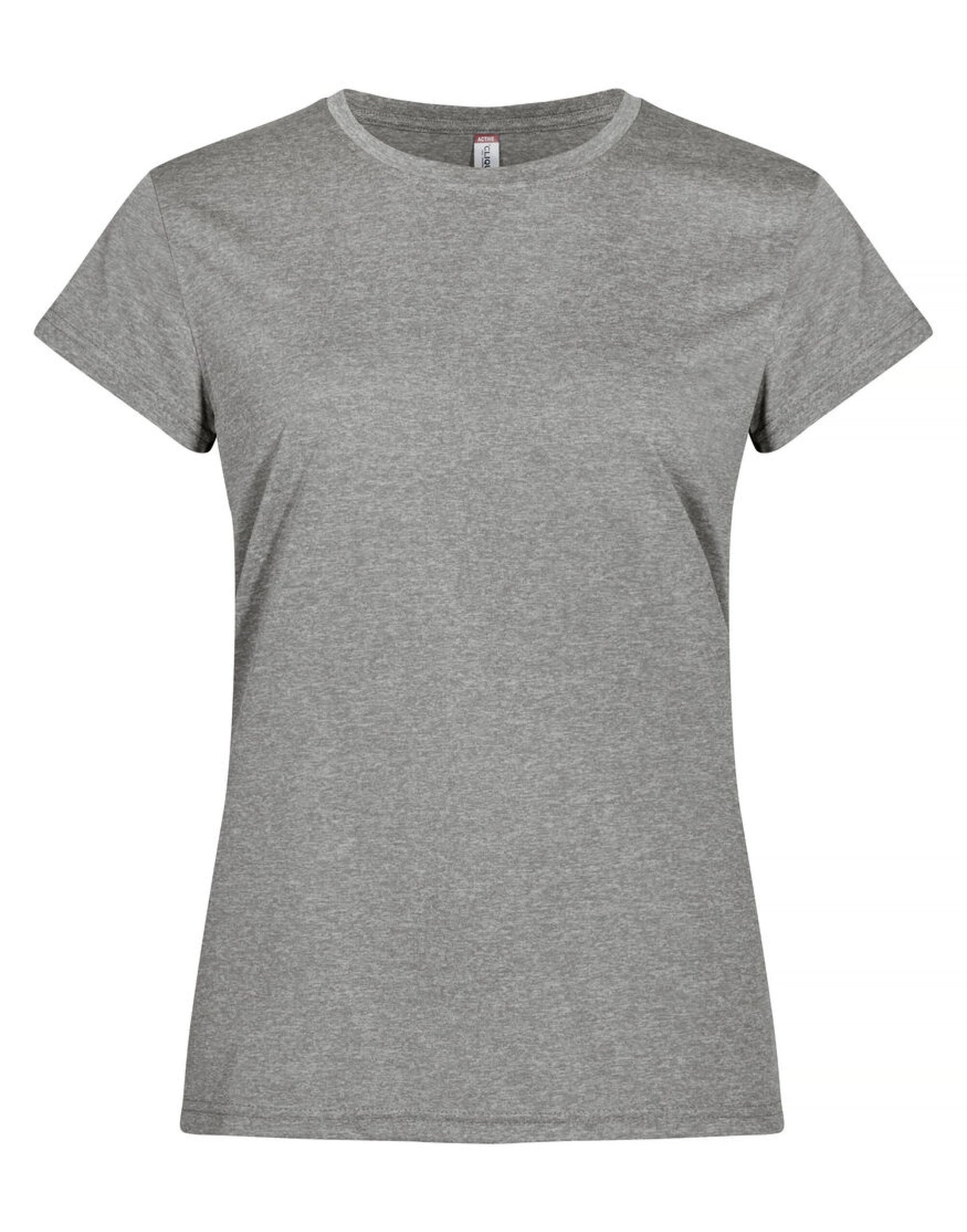 Ladies Basic Active-T - Grey Melange