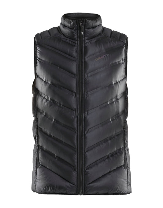 Men's Light Down Vest - Black