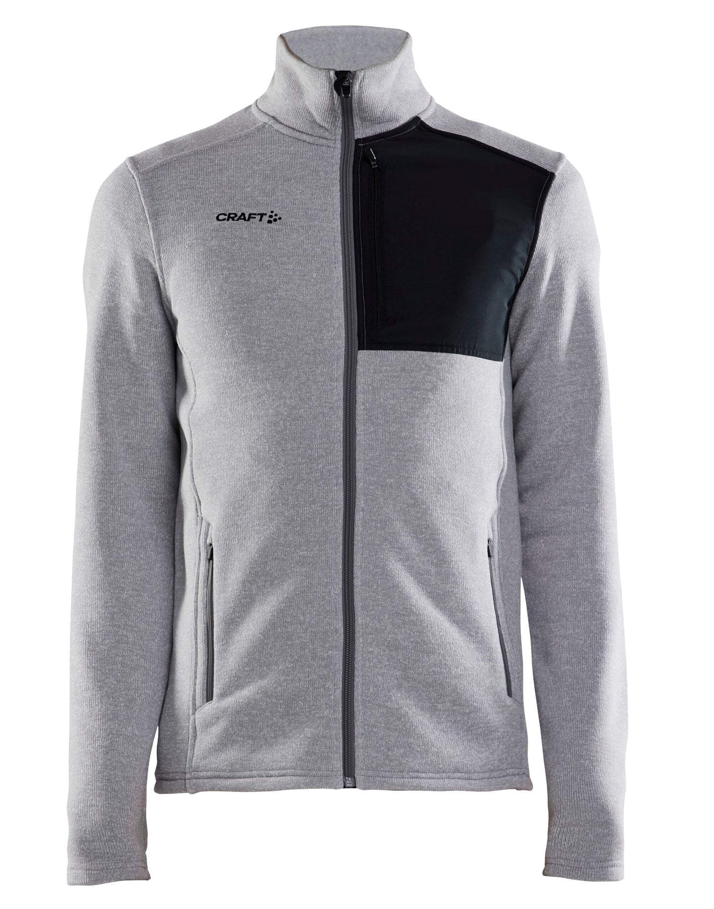 Men's ADV Explore Heavy Fleece Jacket - Grey Melange/ Black