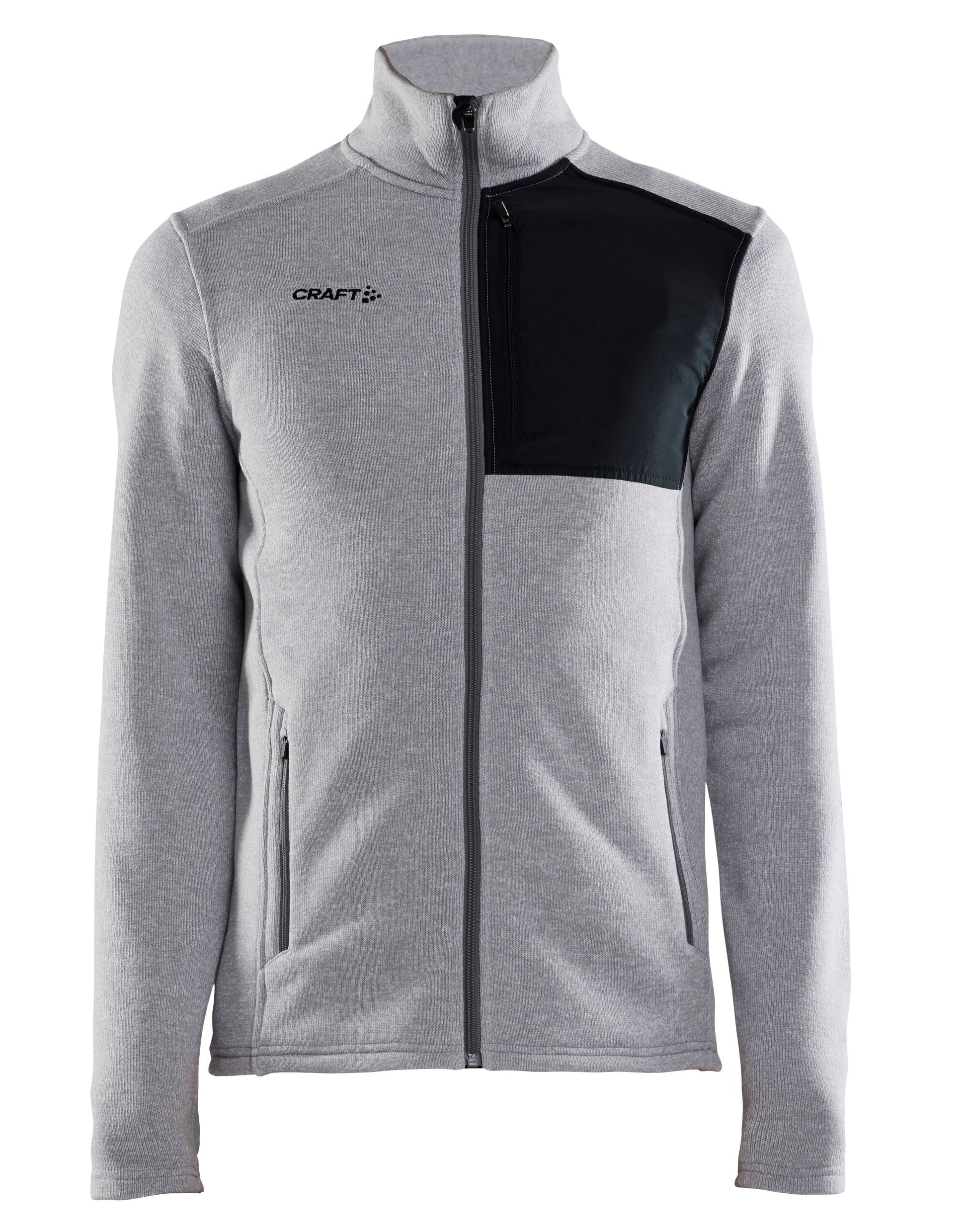 Men's ADV Explore Heavy Fleece Jacket - Grey Melange/ Black