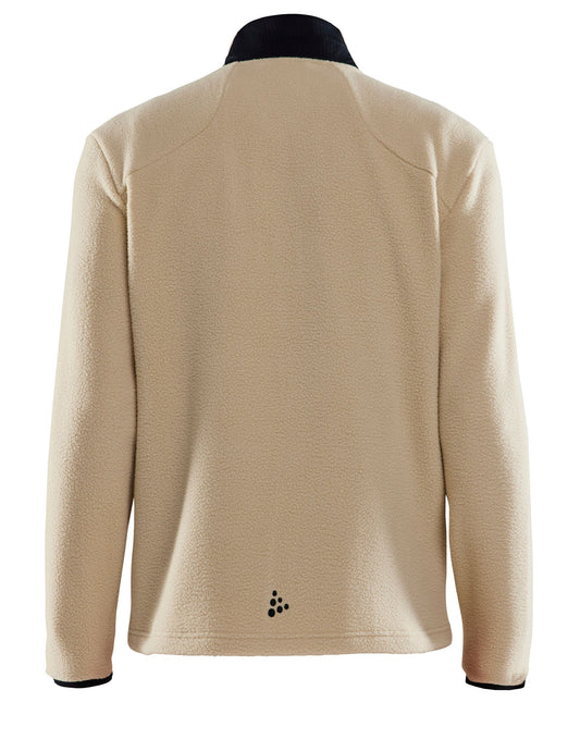 Men's ADV Explore Pile Fleece Jacket - Ecru/Black