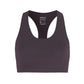 Collective Padded Sports Bra - Dark Plum