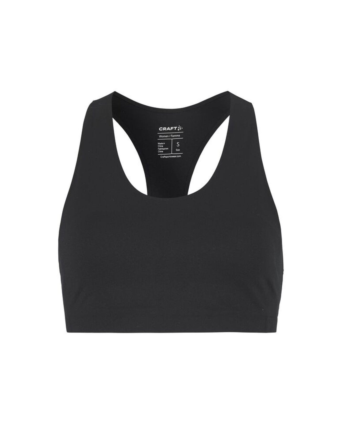 Collective Padded Sports Bra - Black