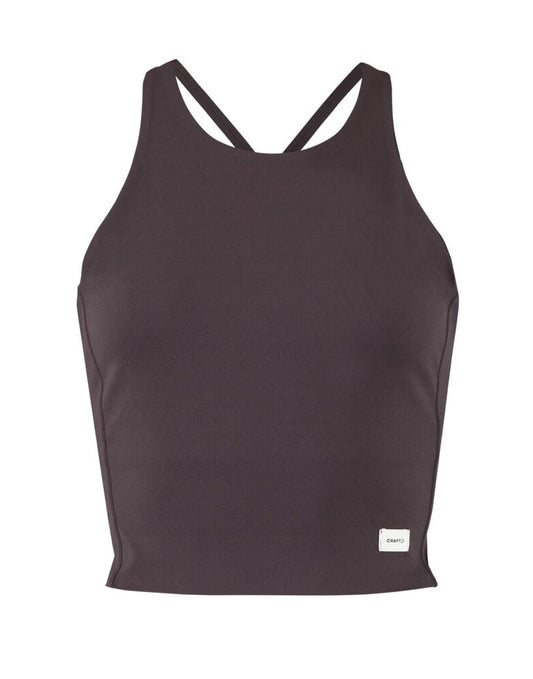 Collective Cropped Singlet - Dark Plum