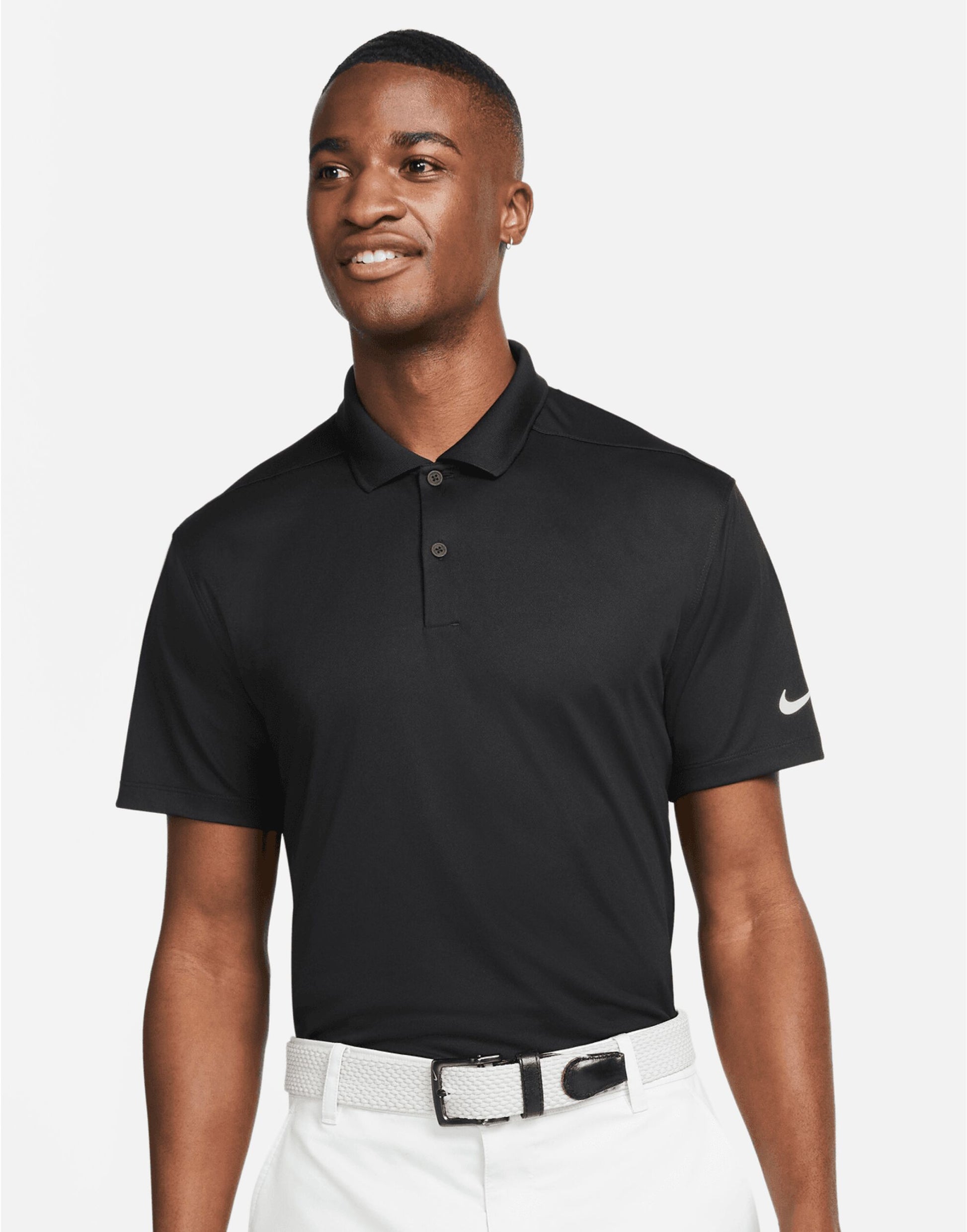 Dri-FIT Victory Solid Polo - Black