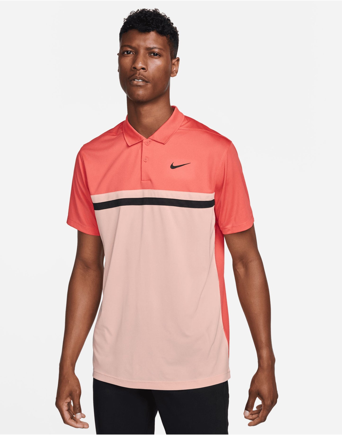 Nike Victory Colourblock Polo - Magic Ember/Arctic Orange/Black