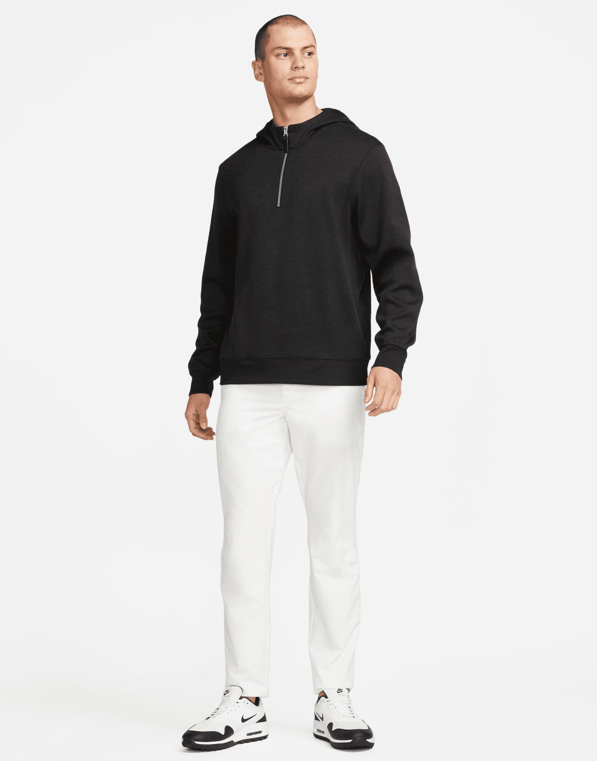 Nike Men's Hoodie - Black/ Black/ Black/ Brushed Silver