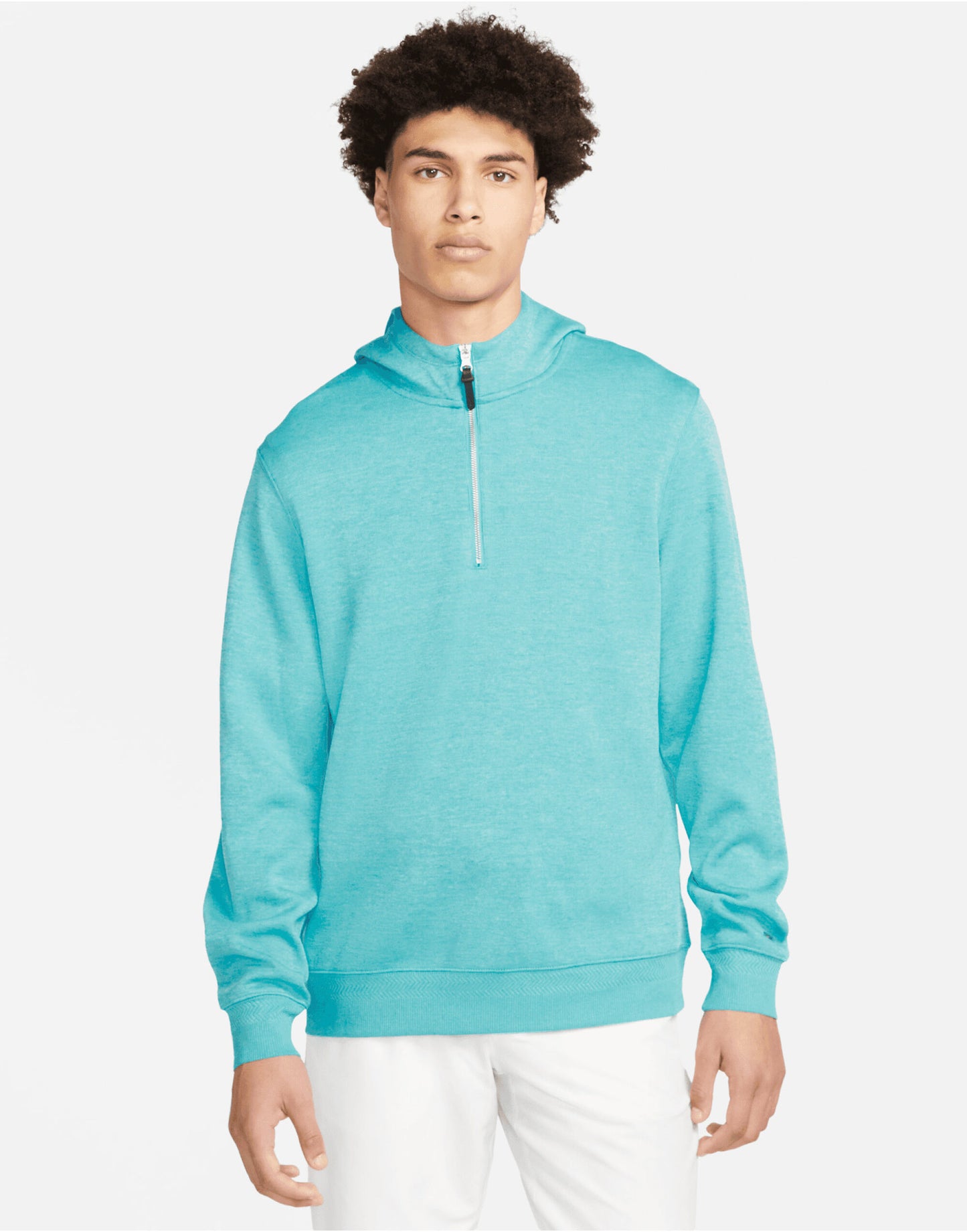 Nike Men's Hoodie - Ocean Vliss/ Baltic Blue/ Brushed Silver