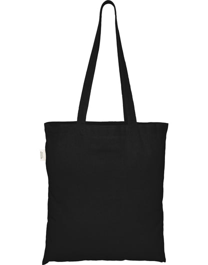 100% Recycled Cotton Tote Bag - Black
