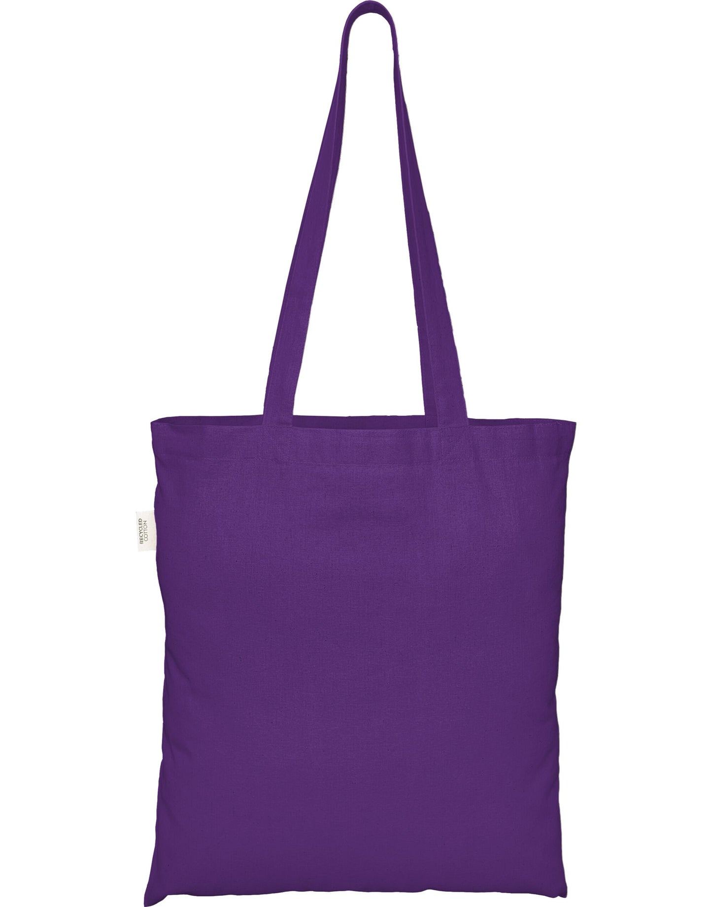 100% Recycled Cotton Tote Bag - Purple
