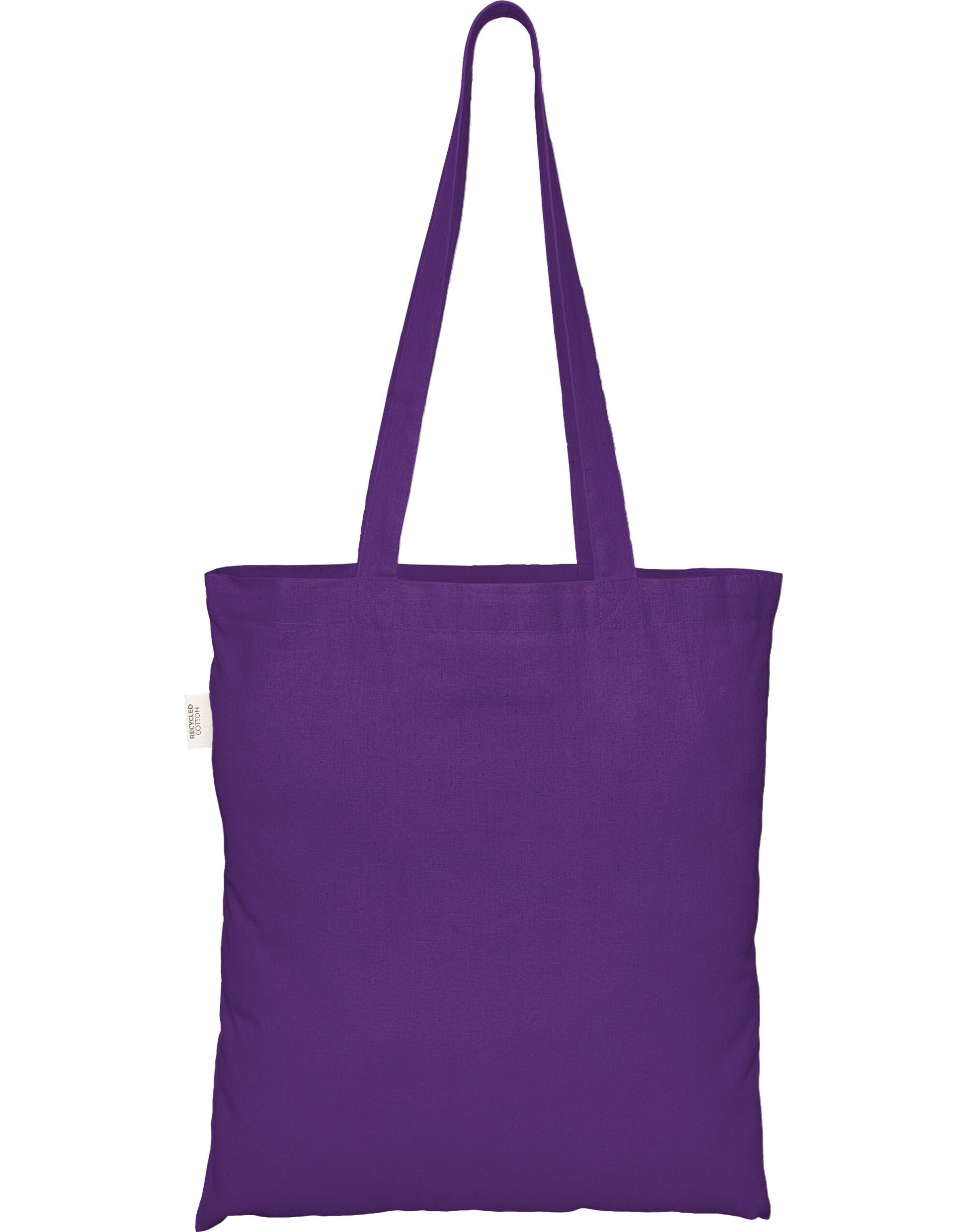 100% Recycled Cotton Tote Bag - Purple