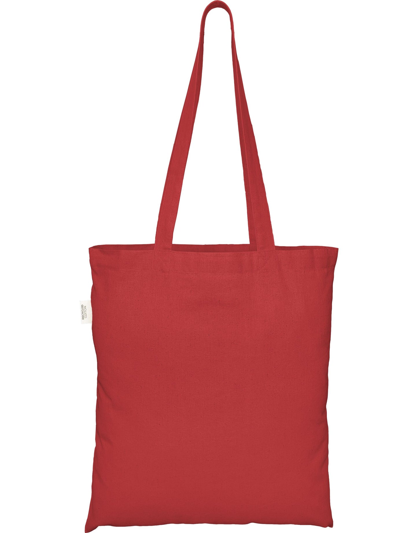 100% Recycled Cotton Tote Bag - Red