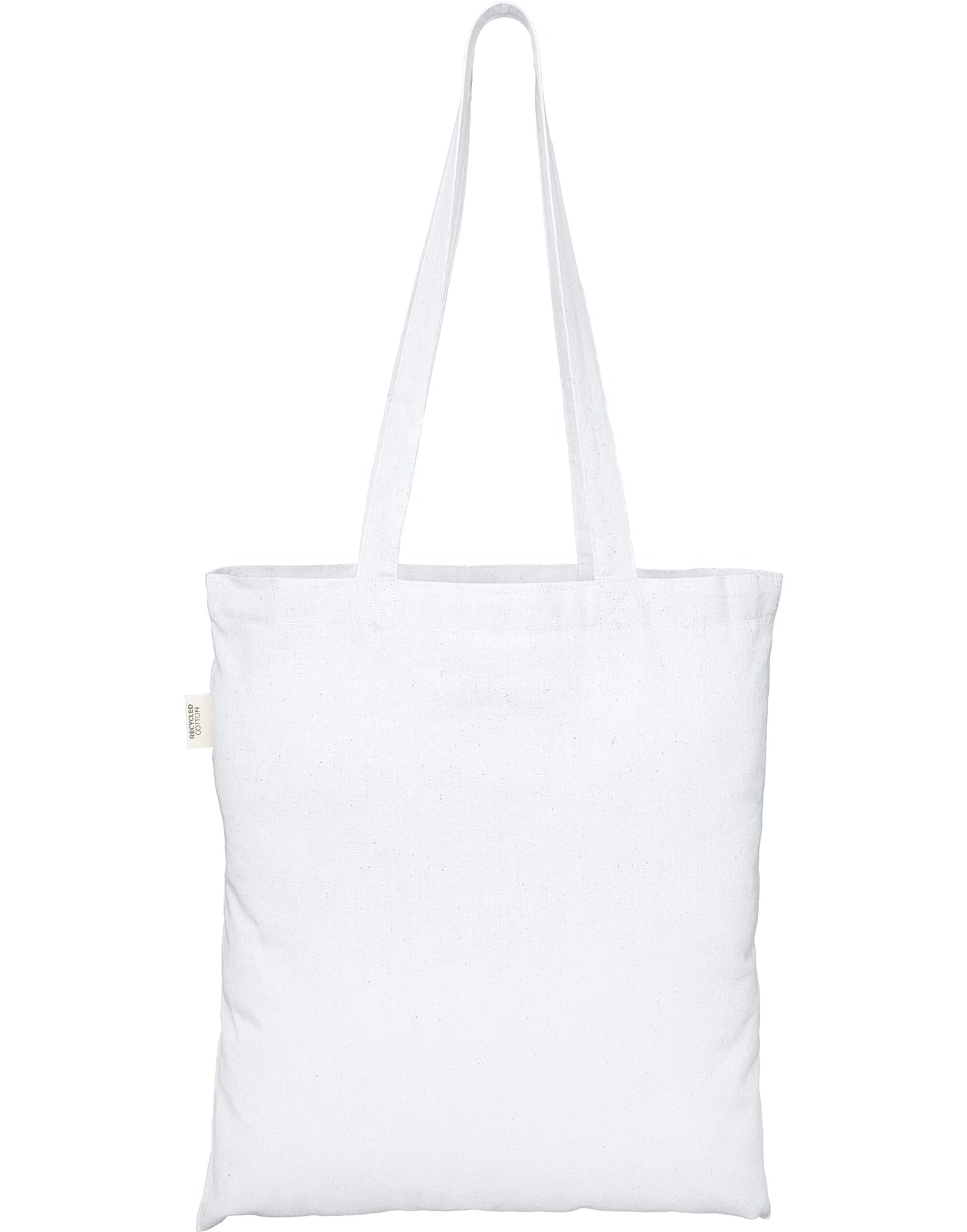 100% Recycled Cotton Tote Bag - White