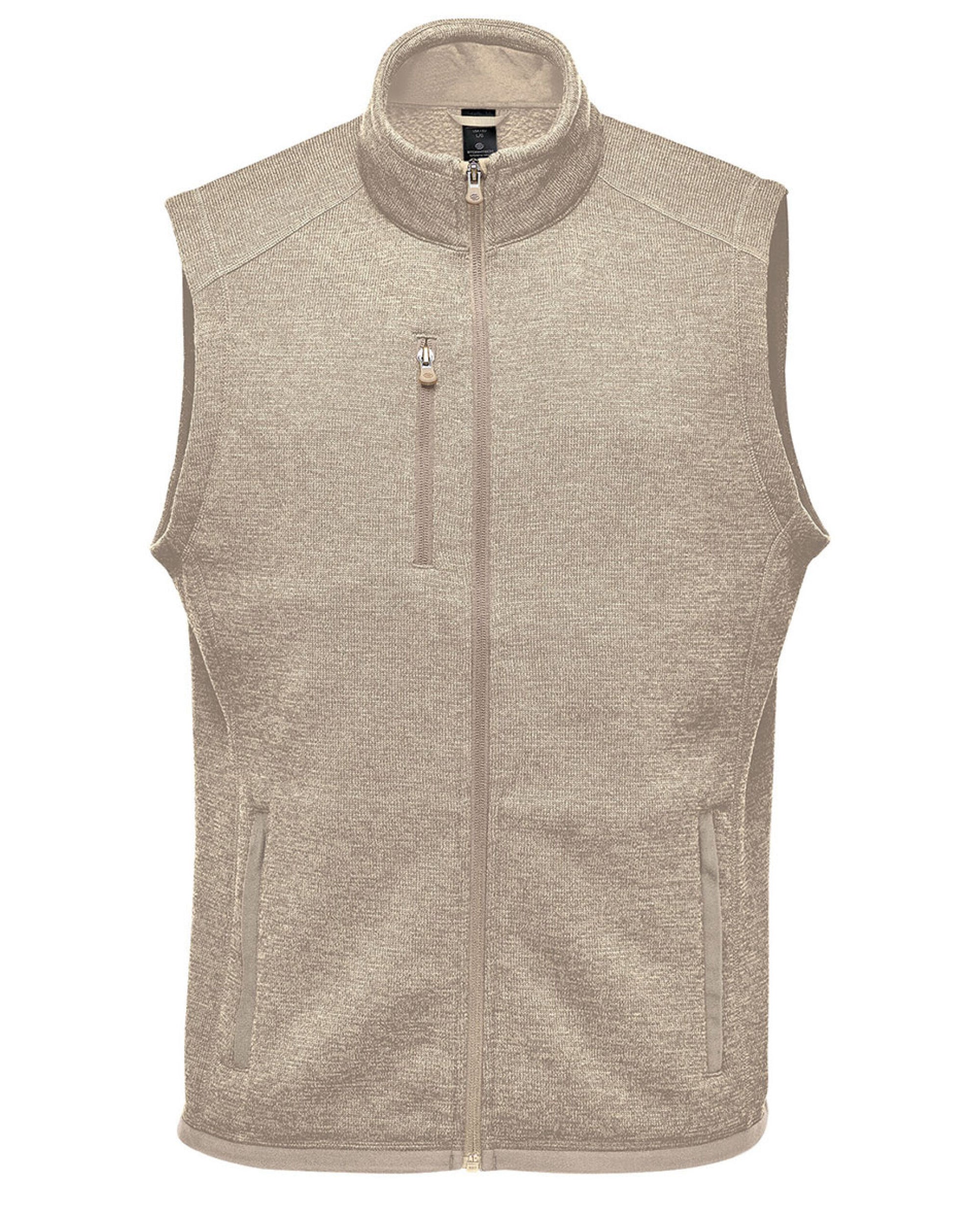 Men's Pure Earth Avalante Full Zip Fleece Vest - Oatmeal Heather
