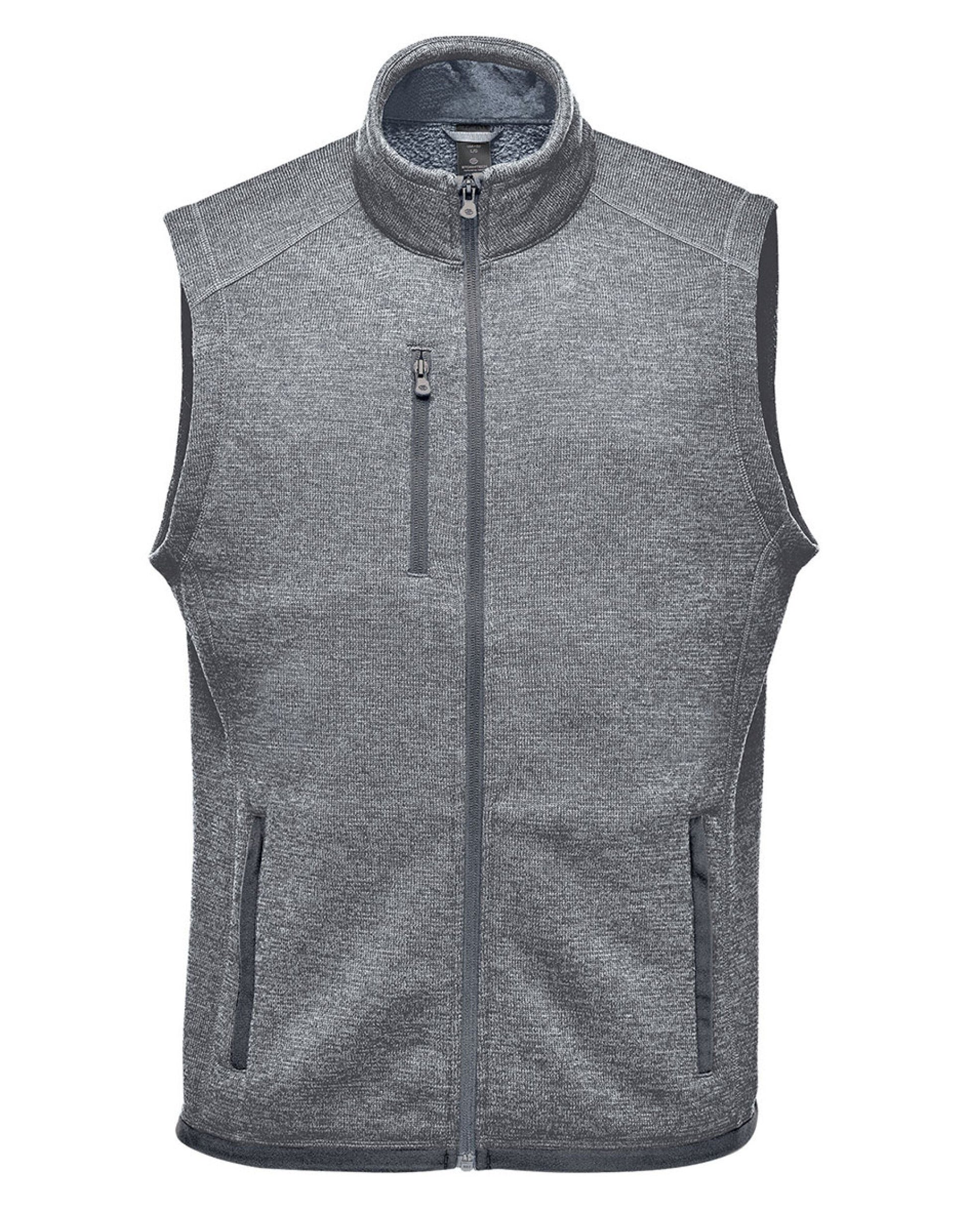 Men's Pure Earth Avalante Full Zip Fleece Vest - Granite Heather
