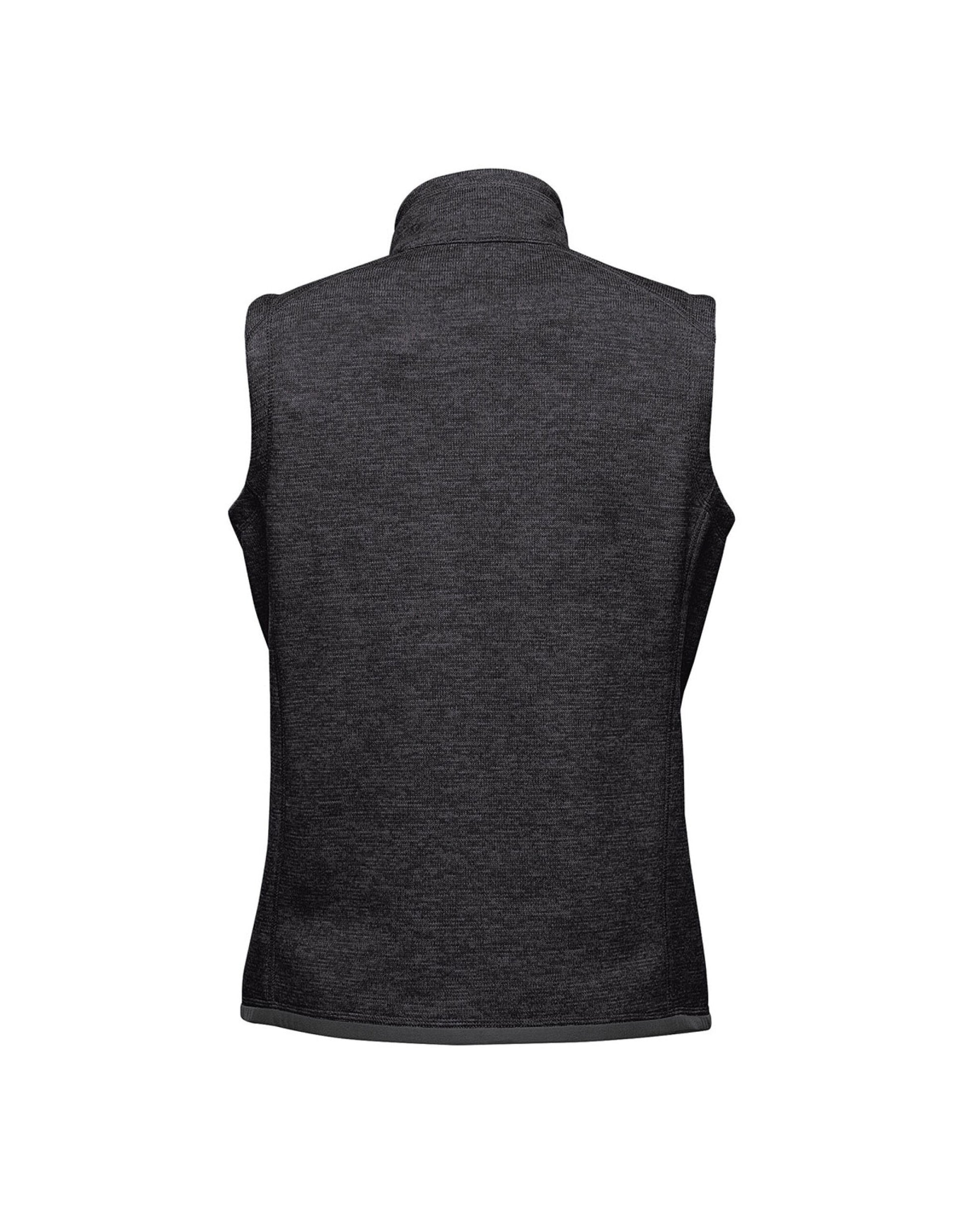 Women's Pure Earth Avalanche Full Zip Fleece Vest - Black Heather