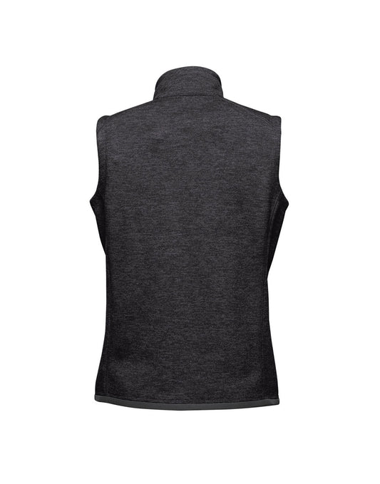 Women's Pure Earth Avalanche Full Zip Fleece Vest - Black Heather