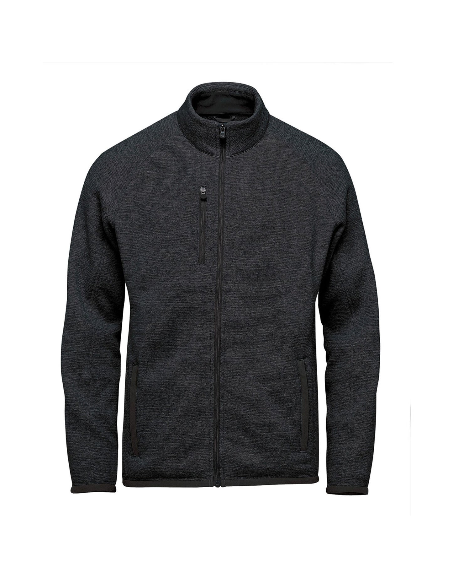 Men's Pure Earth Avalante Full Zip Fleece Jacket - Black Heather