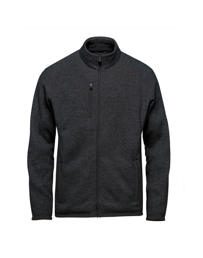 Men's Pure Earth Avalante Full Zip Fleece Jacket - Black Heather