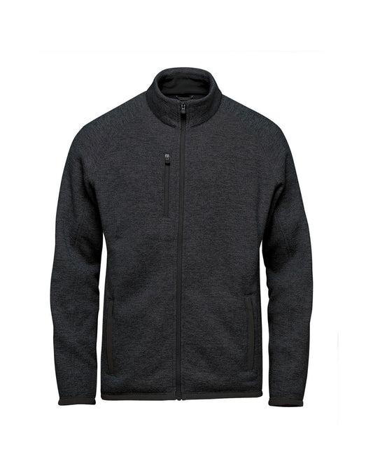 Men's Pure Earth Avalante Full Zip Fleece Jacket - Black Heather