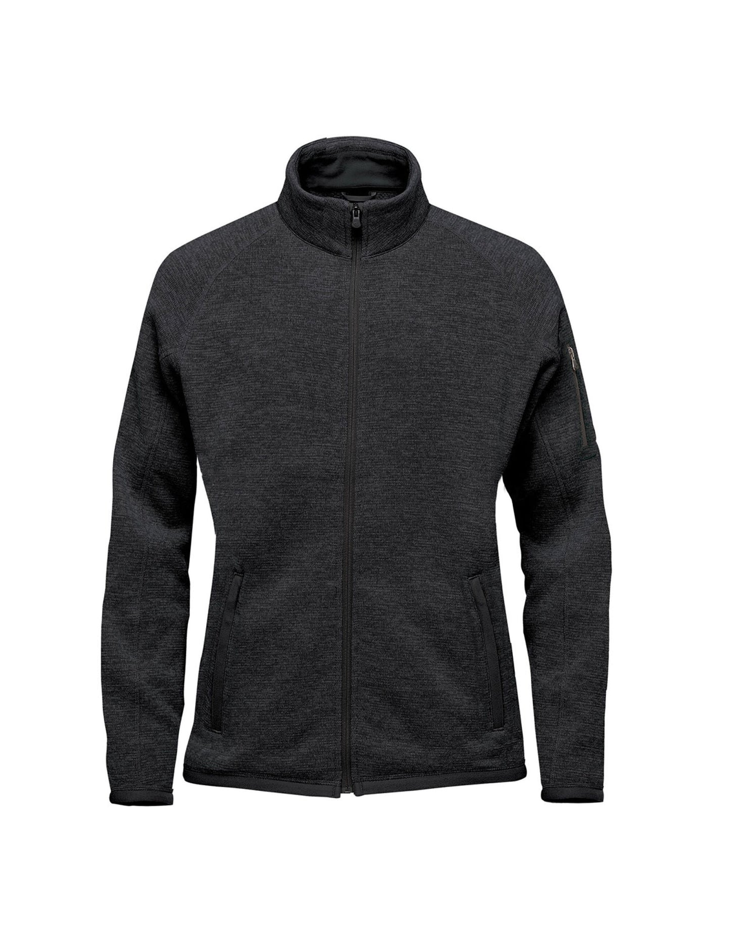Women's Pure Earth Avalanche Full Zip Fleece Jacket - Black Heather