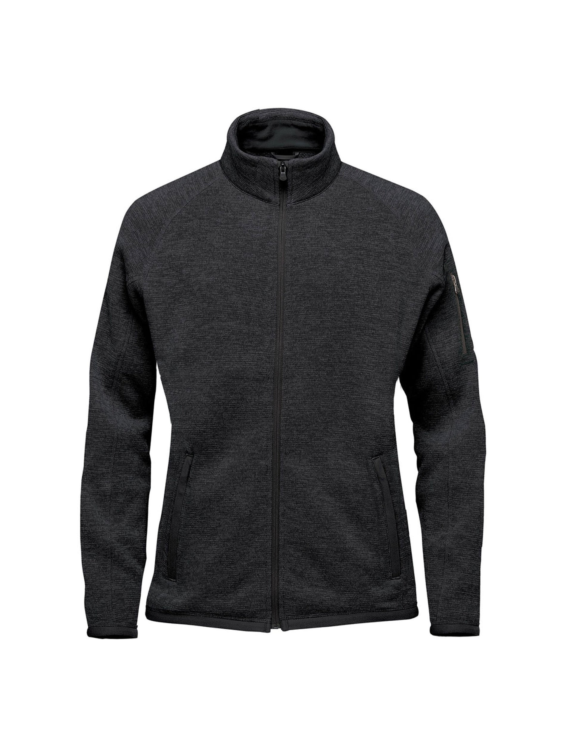 Women's Pure Earth Avalanche Full Zip Fleece Jacket - Black Heather