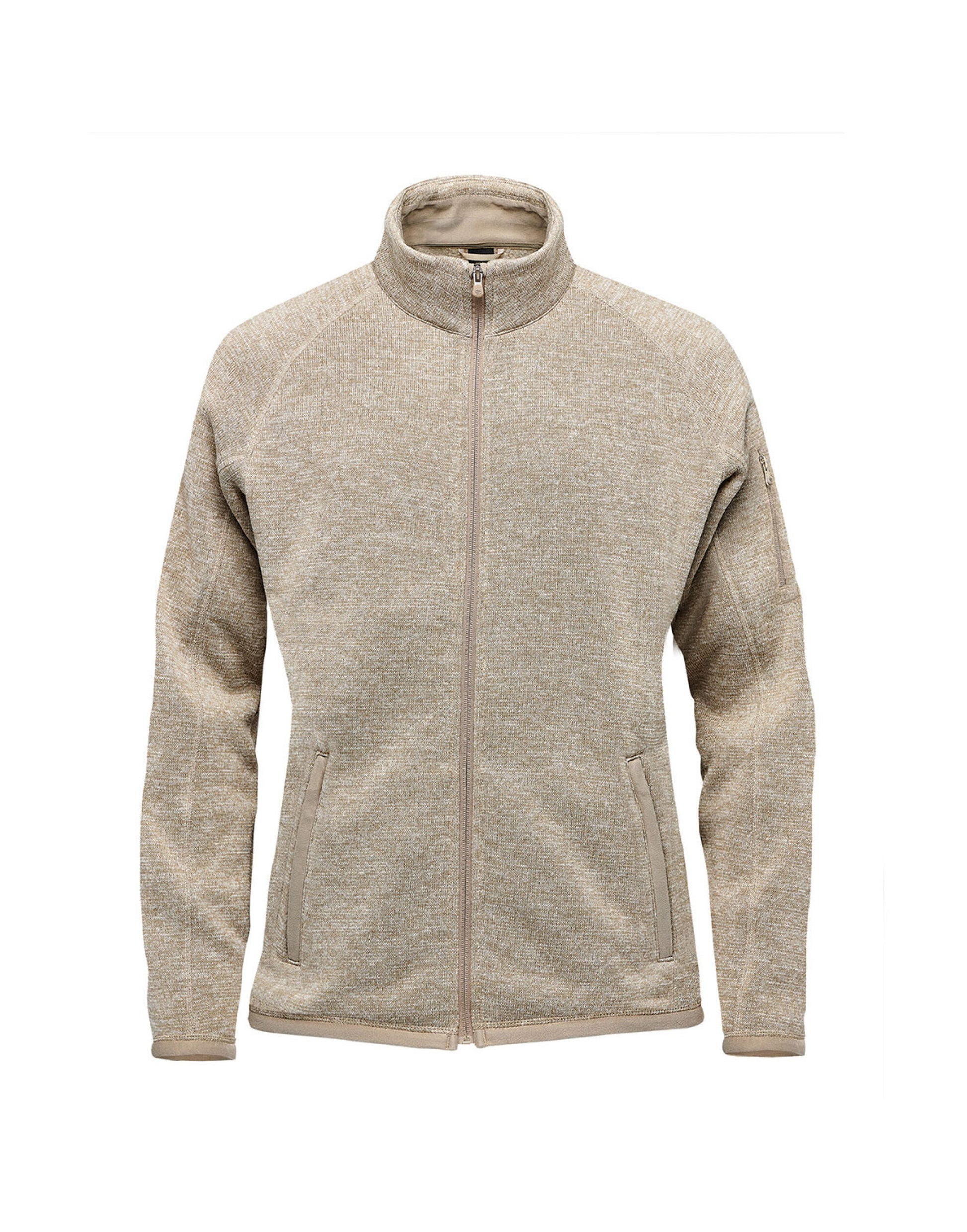 Women's Pure Earth Avalanche Full Zip Fleece Jacket - Oatmeal Heather